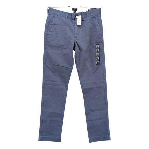 J. Crew Other - J.CREW Flex Straight Chinos Mens Blue Flat Front Stretch Pants Size 29x32
